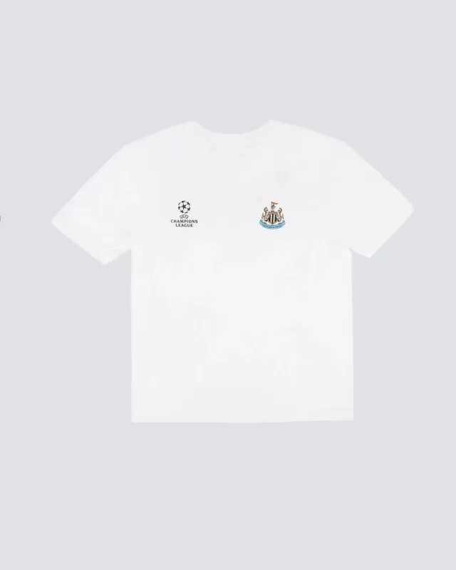 Newcastle United Champions League 25/26 White T-Shirt sold by Newcastle United