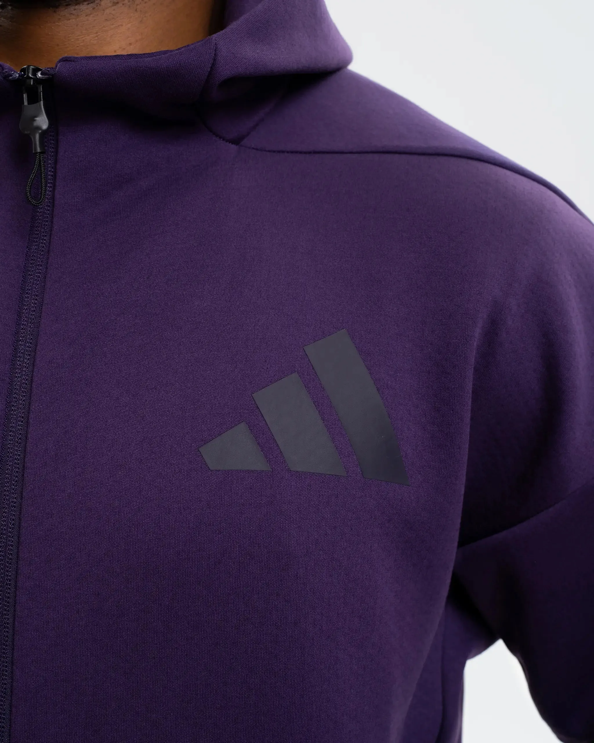 Newcastle United Adidas Z.N.E Men's Plum Zip Up Hoodie sold by Newcastle United product image thumbnail 3