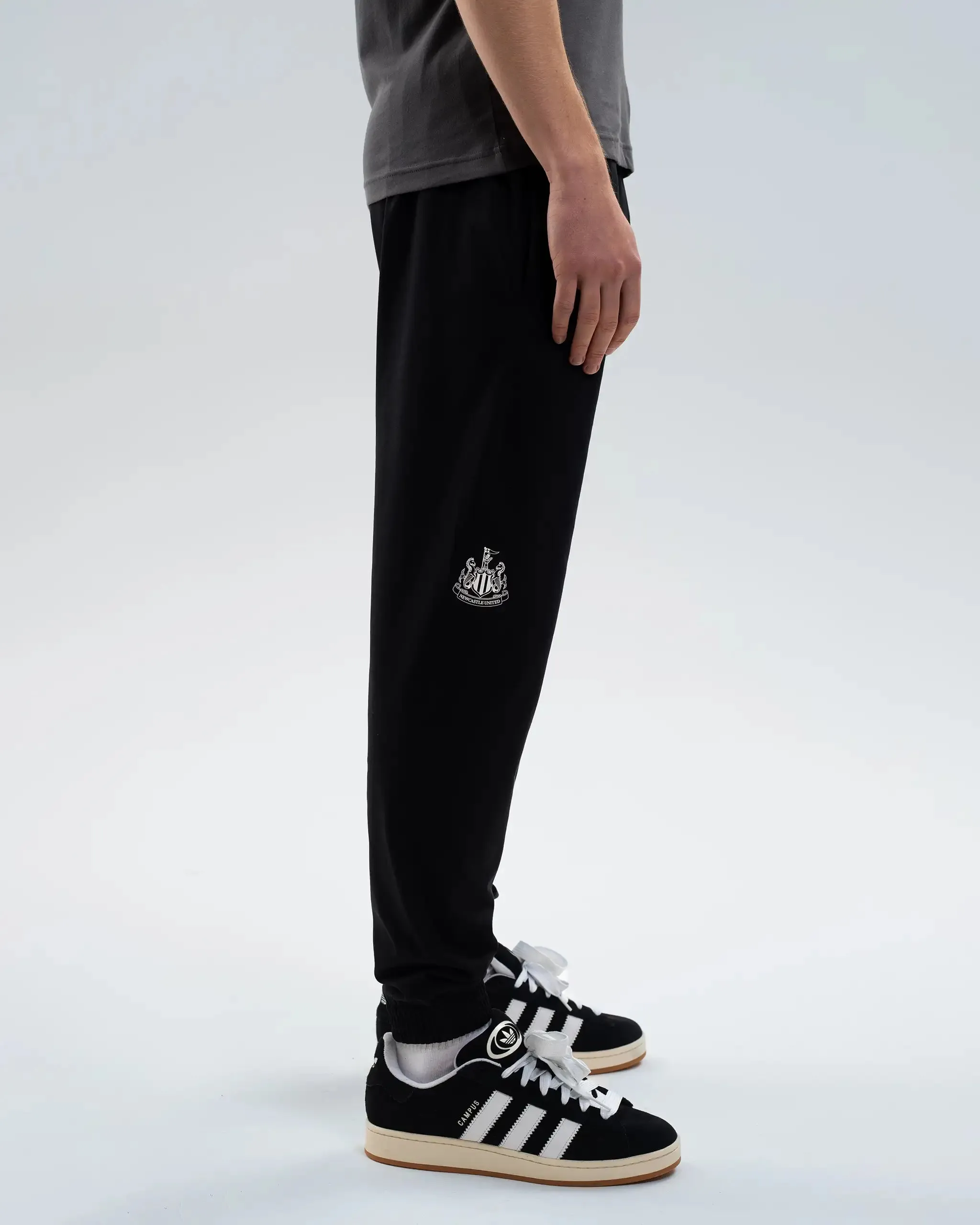 Newcastle United adidas Men's Black Essentials Cuffed Joggers sold by Newcastle United product image thumbnail 4