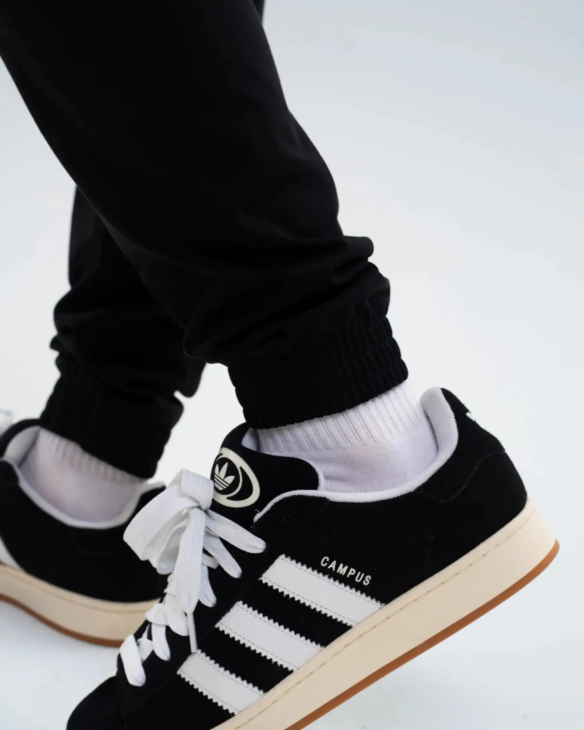 Newcastle United adidas Men's Black Essentials Cuffed Joggers sold by Newcastle United product image thumbnail 5