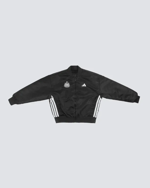 Newcastle United adidas Men's Black Bomber Jacket made by Adidas