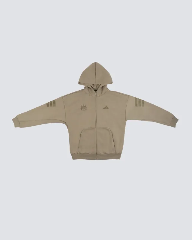 Newcastle United adidas Men's Pebble Zip Up Hoodie made by Adidas