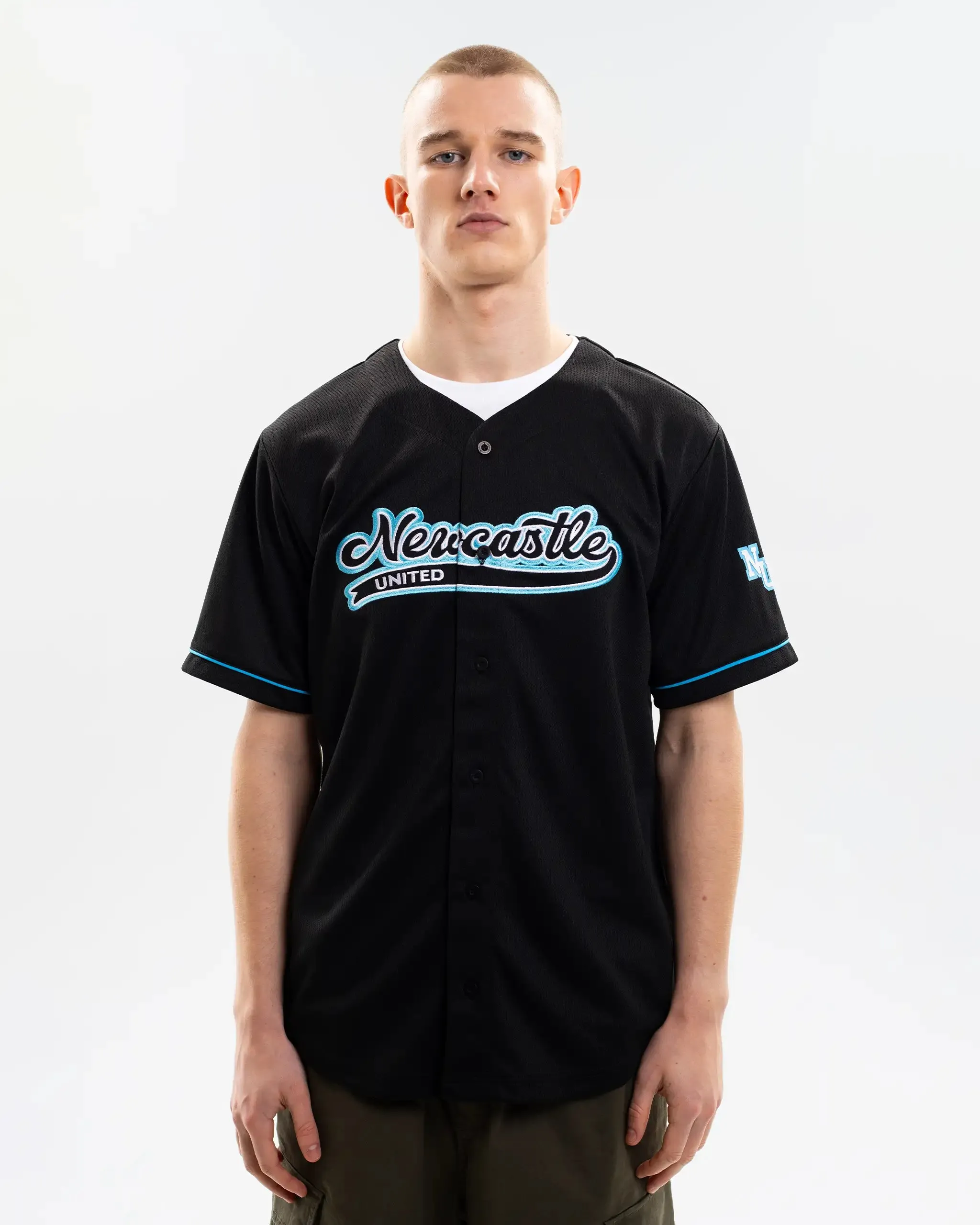 Newcastle United Men's Black Baseball Jersey sold by Newcastle United product image thumbnail 5