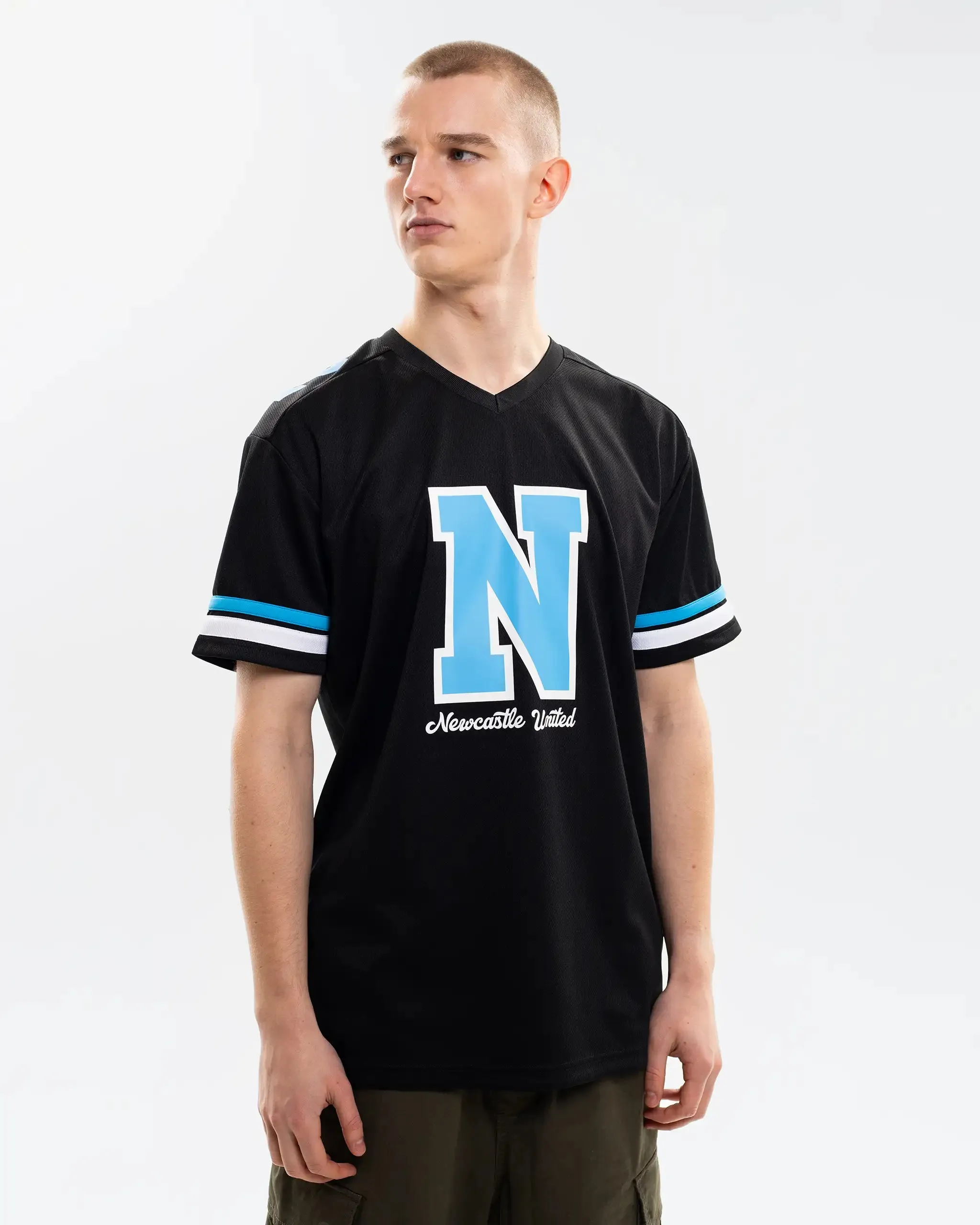 Newcastle United Men's Black American Football Jersey sold by Newcastle United product image thumbnail 4