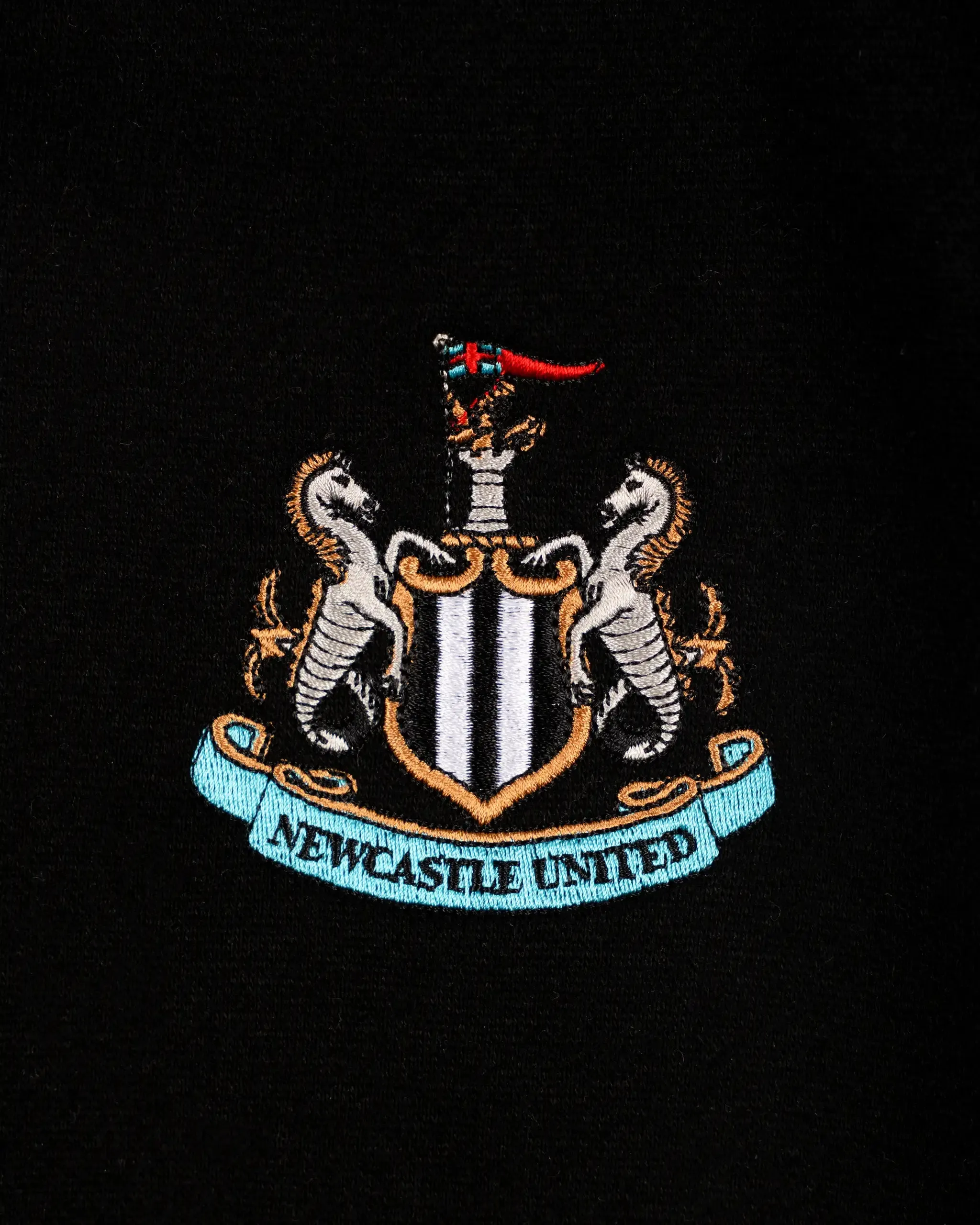 Newcastle United Women's St. James' Studio Black Cropped Hoodie sold by Newcastle United product image thumbnail 4