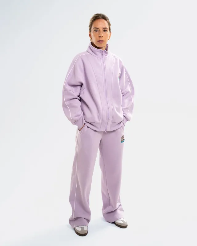 Newcastle United Women's St. James' Studio Lilac Wide Leg Joggers made by Newcastle United