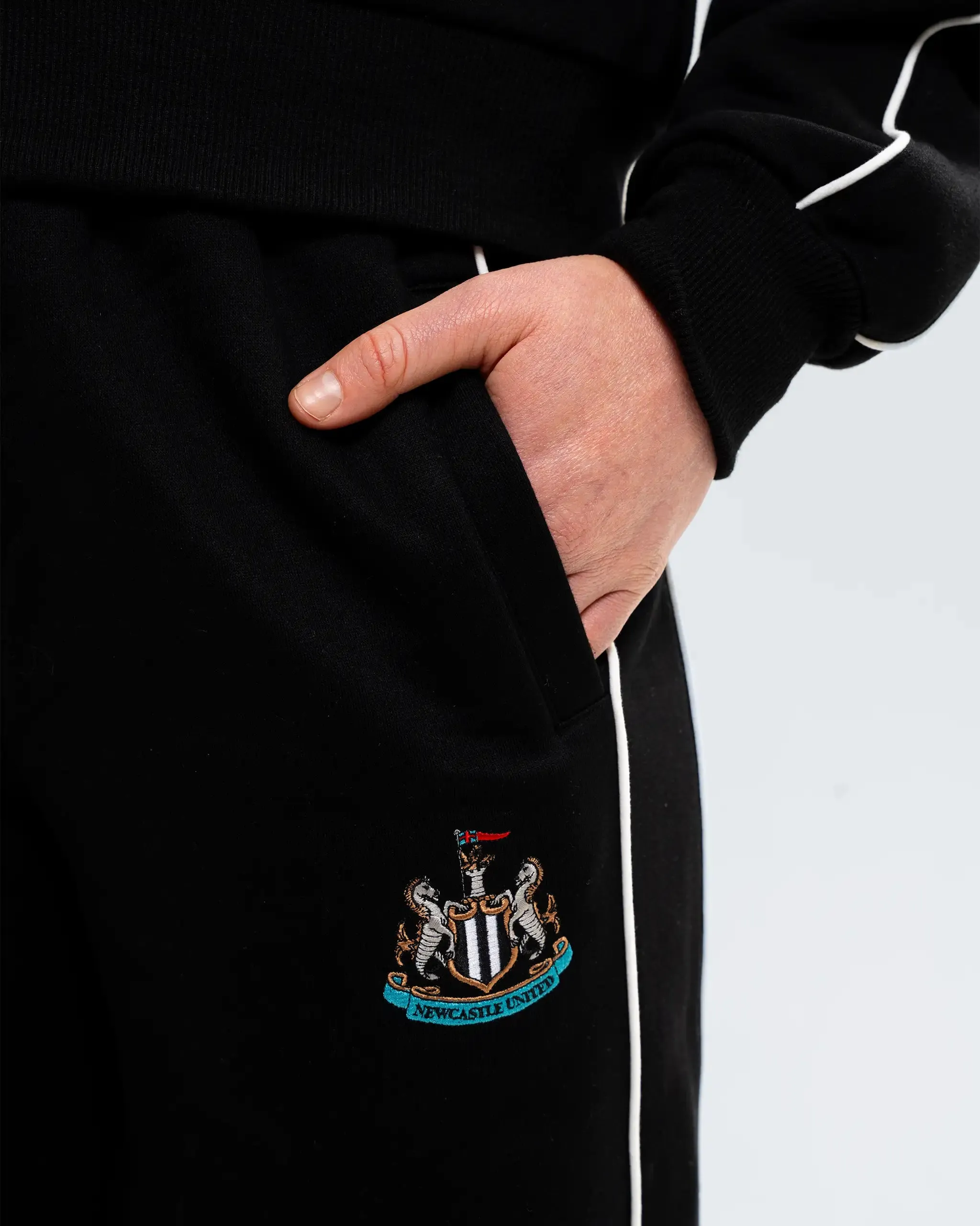 Newcastle United Women's St. James' Studio Black Wide Leg Joggers sold by Newcastle United product image thumbnail 2