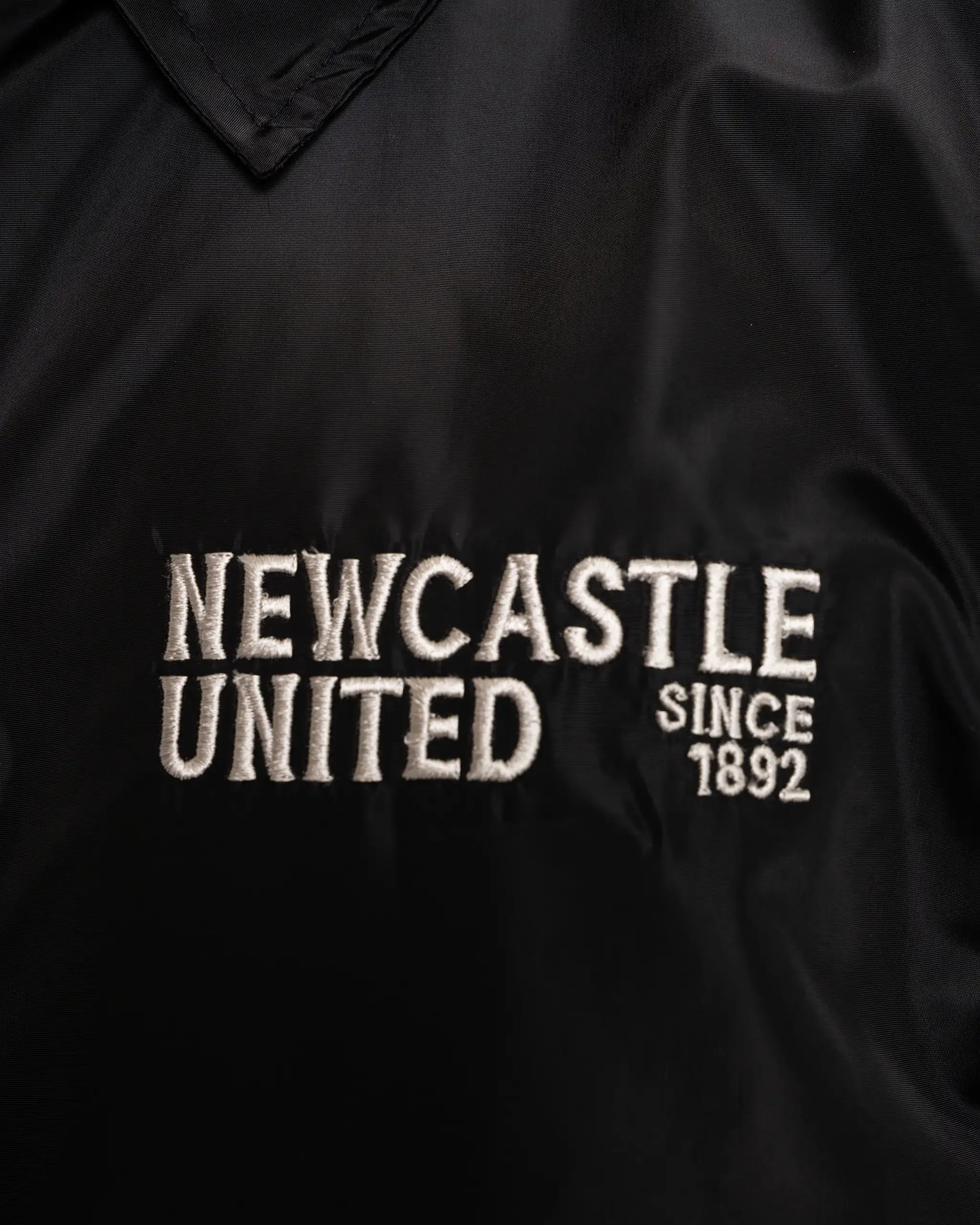 Newcastle United Men's Black Button Up Coach Jacket sold by Newcastle United product image thumbnail 4
