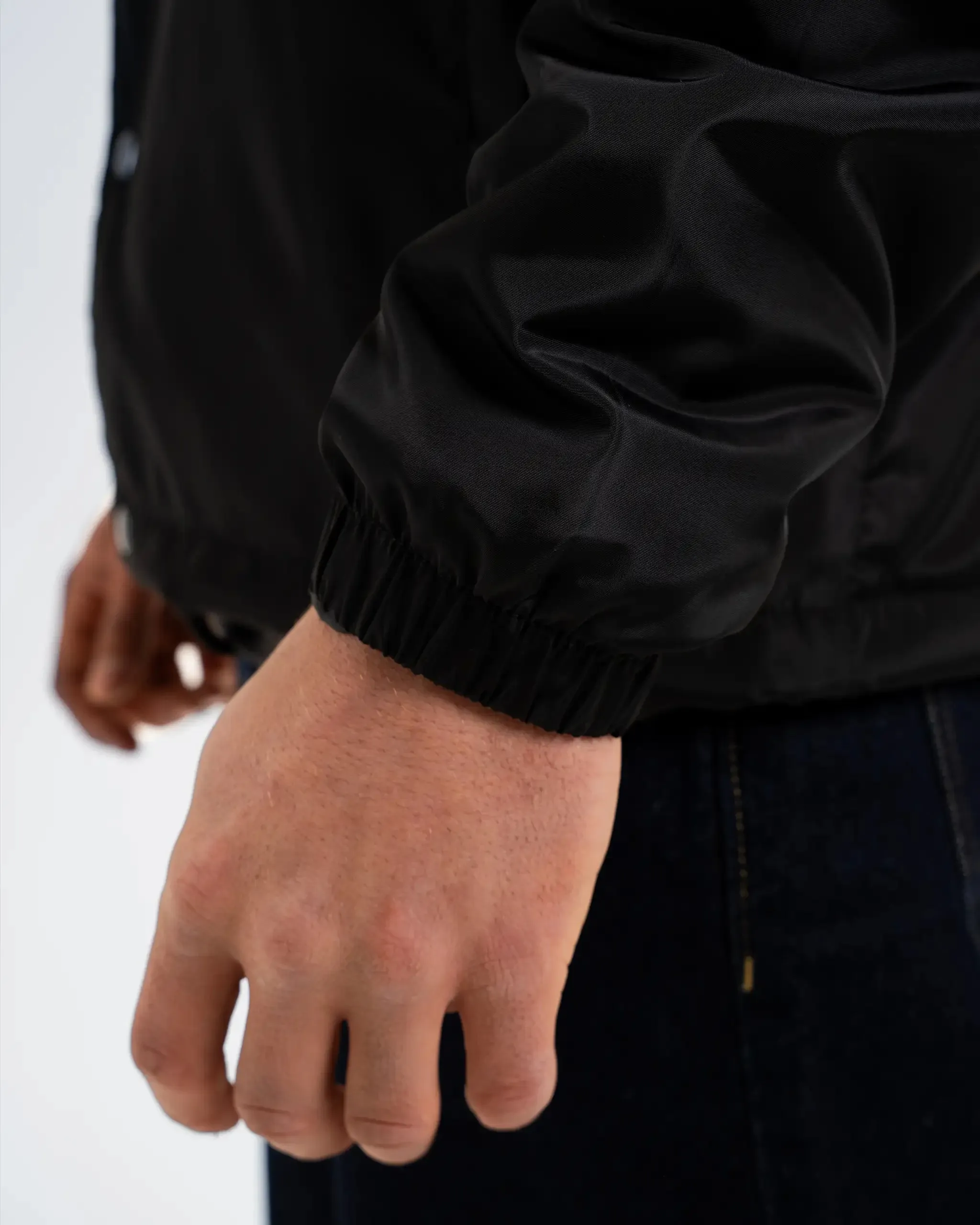 Newcastle United Men's Black Button Up Coach Jacket sold by Newcastle United product image thumbnail 5