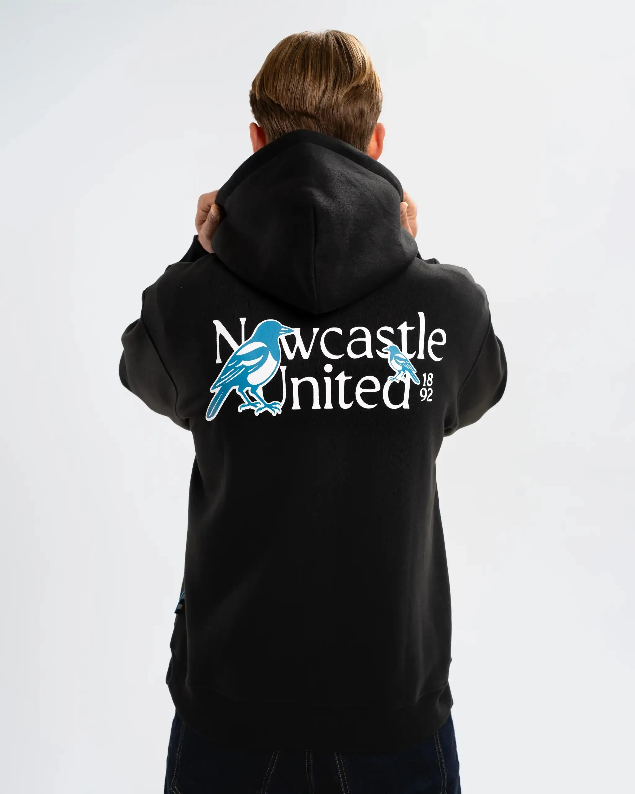 Newcastle United Men's Black Magpie Hoodie sold by Newcastle United product image thumbnail 2