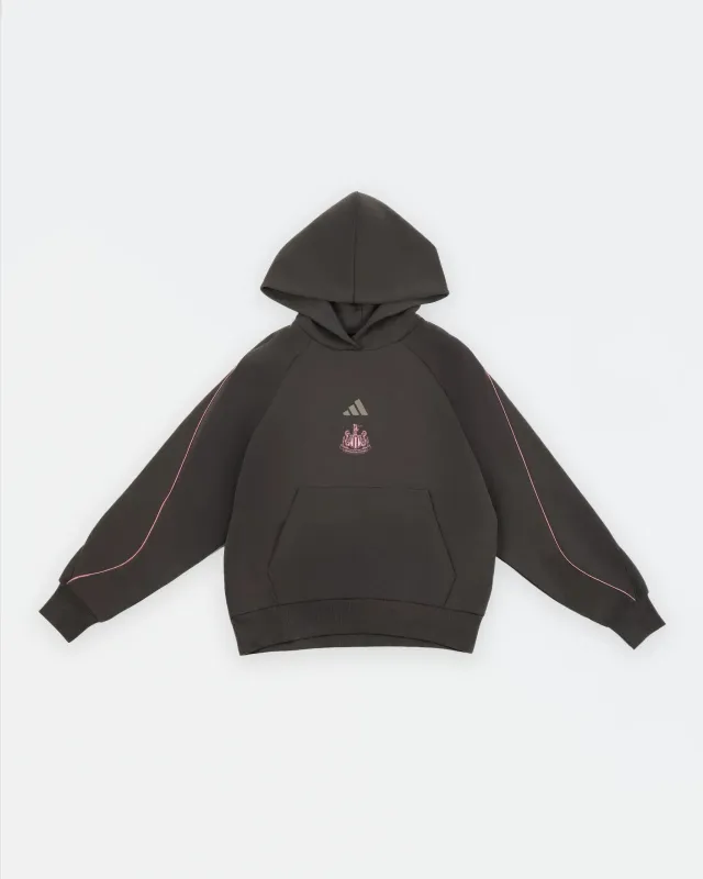 Newcastle United adidas Women's Grey Stadium Hoodie made by Adidas