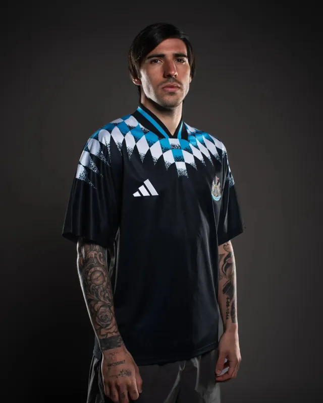 Newcastle United adidas Black Stadium Jersey made by Adidas