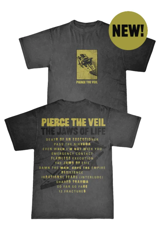 Jaws Lyrics Tee sold by Pierce the Veil: Merch
