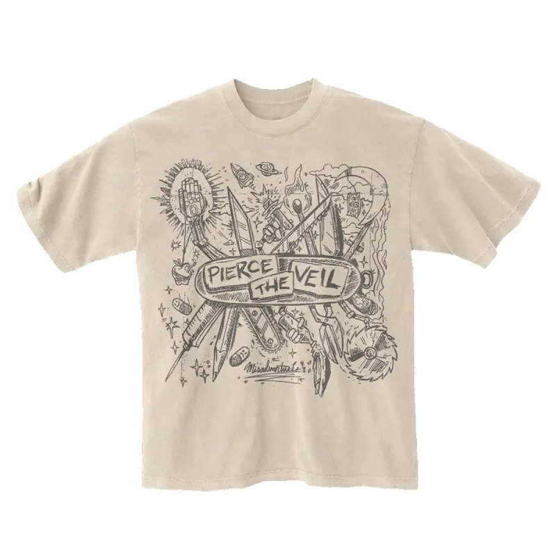 Misadventures T-Shirt sold by Pierce the Veil: Merch