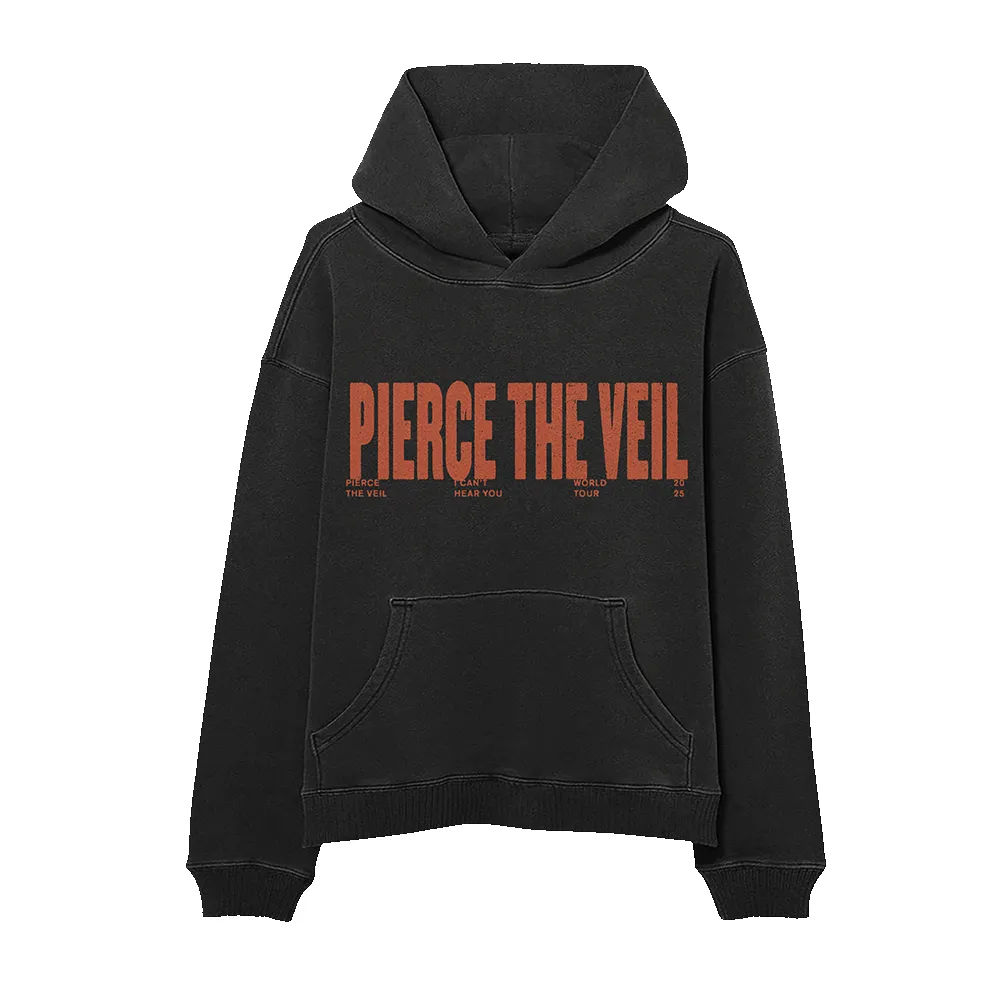 I Can't Hear You Tour Hoodie sold by Pierce the Veil: Merch