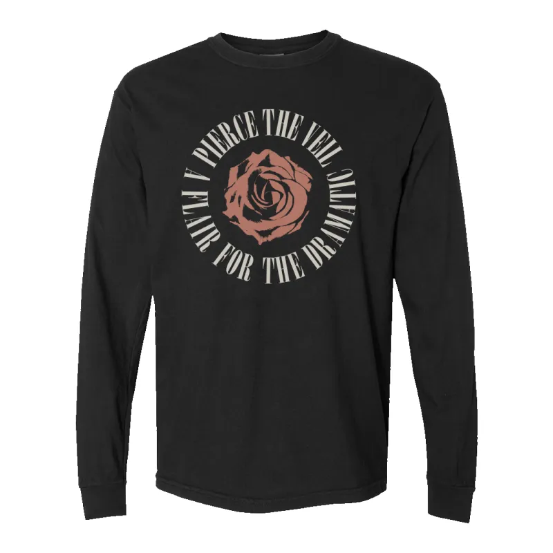 A Flair for the Dramatic Rose Longsleeve sold by Pierce the Veil: Merch