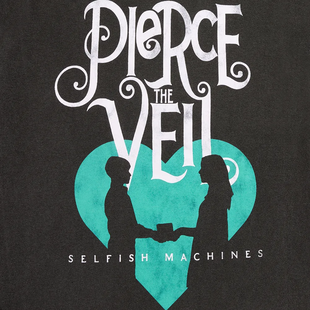 Selfish Machines Logo Heart Stack Tee sold by Pierce the Veil: Merch product image thumbnail 2