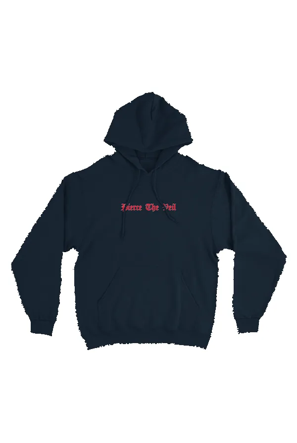 Old English Hoodie (Navy) sold by Pierce the Veil: Merch