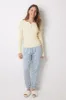 Pijama longo de algodão amarelo com flores | Pijamas de mulher | WomenSecret sold by Women'secret