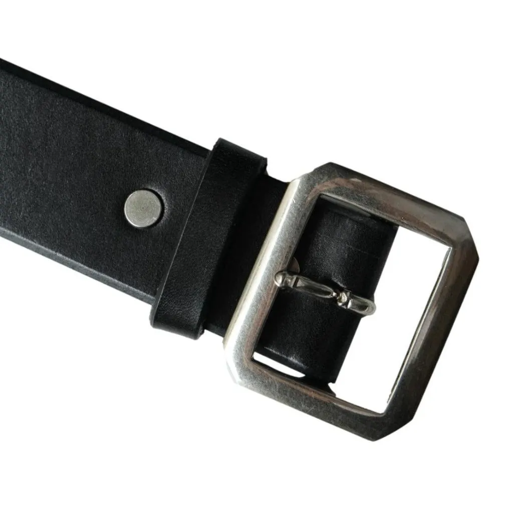 Inception Saddle Leather Garrison Belt (Black) sold by INCEPTION product image thumbnail 2