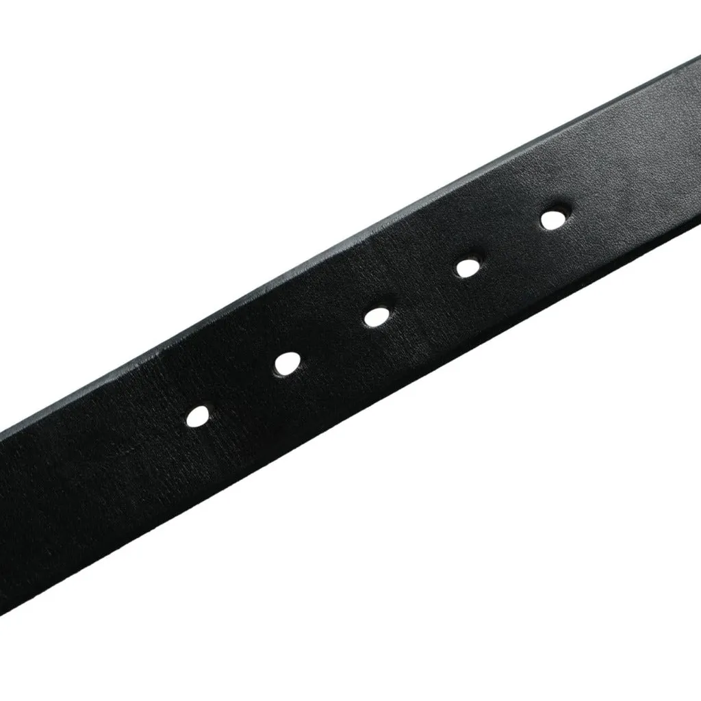 Inception Saddle Leather Garrison Belt (Black) sold by INCEPTION product image thumbnail 5