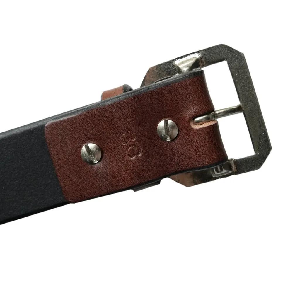 Inception Saddle Leather Garrison Belt (Brown) sold by INCEPTION product image thumbnail 3