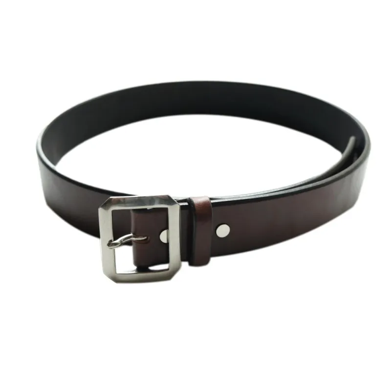 Inception Saddle Leather Garrison Belt (Brown) made by INCEPTION