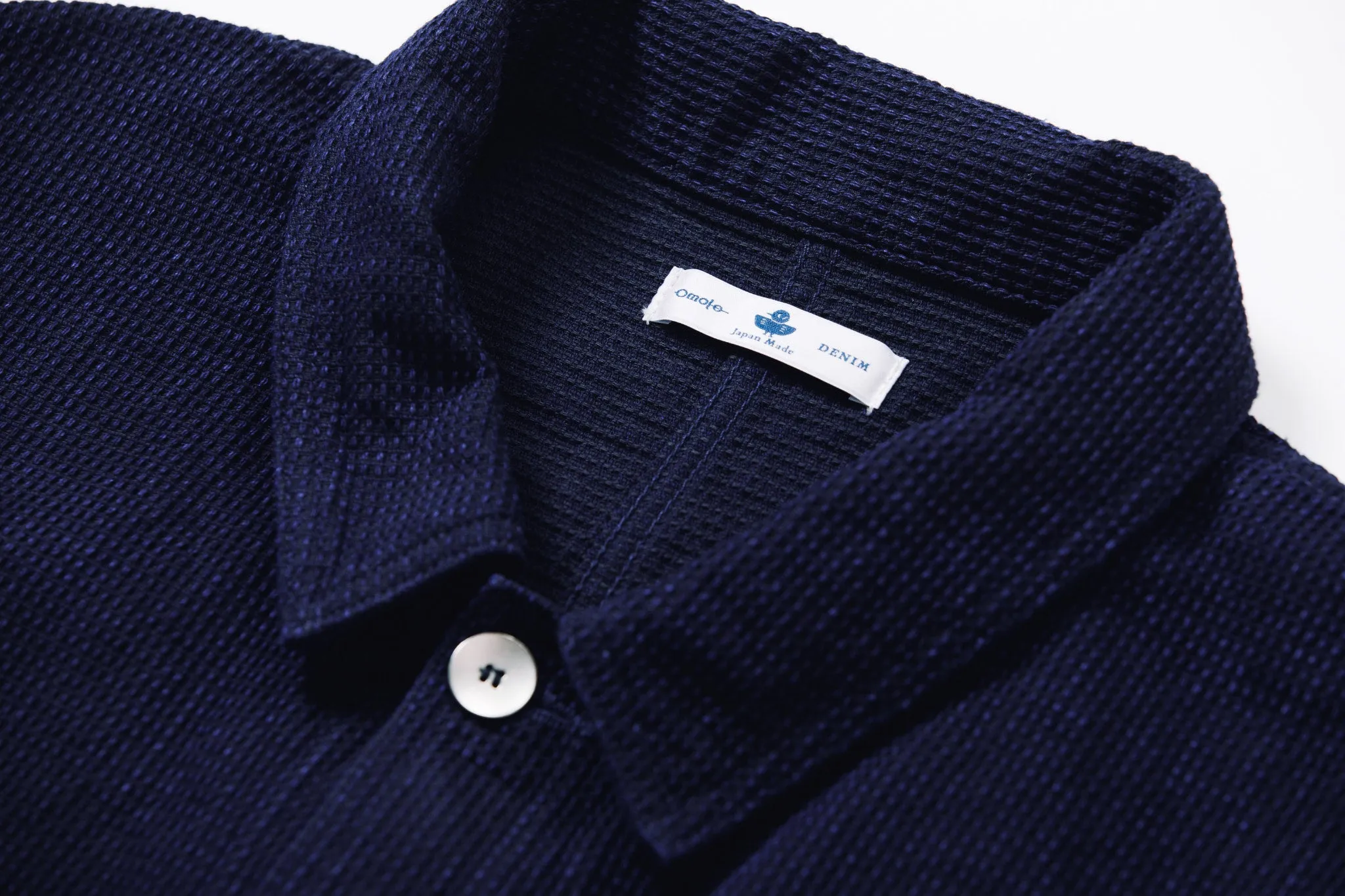 3720 12oz CUBE SASHIKO CHORE JACKET sold by OMOTO DENIM product image thumbnail 5
