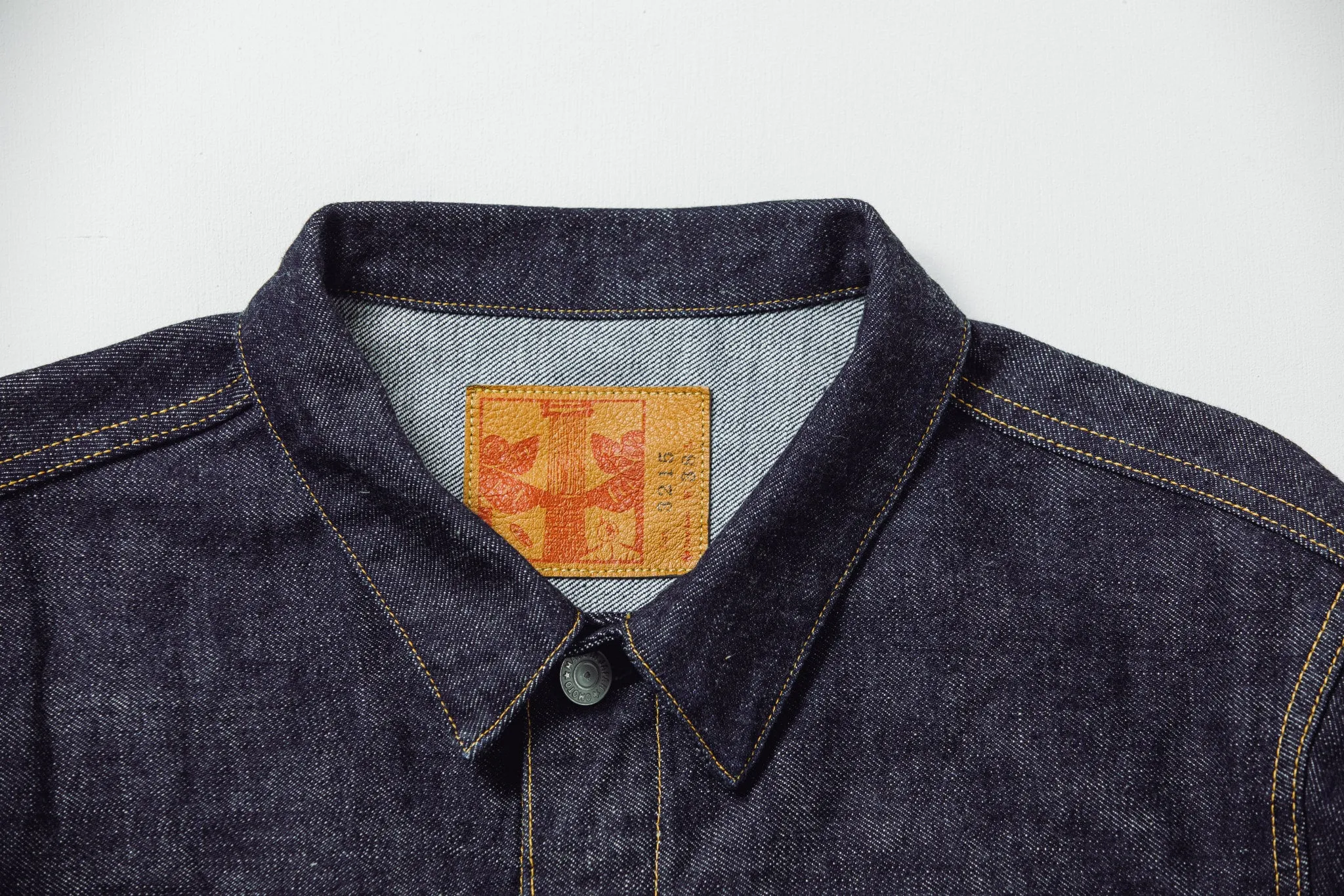3215 13.5OZ TYPE 2 DENIM JACKET sold by OMOTO DENIM product image thumbnail 3