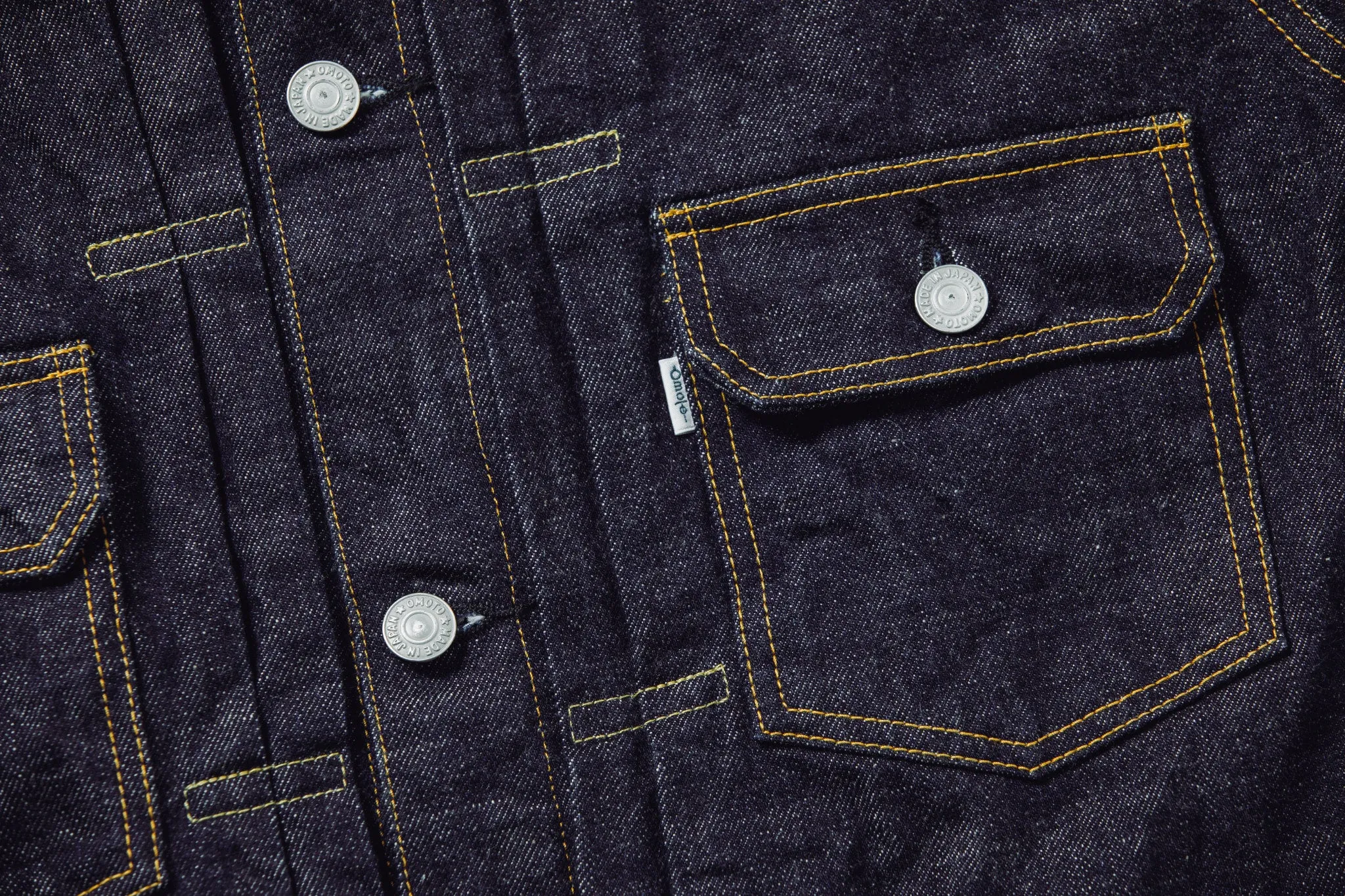 3215 13.5OZ TYPE 2 DENIM JACKET sold by OMOTO DENIM product image thumbnail 4