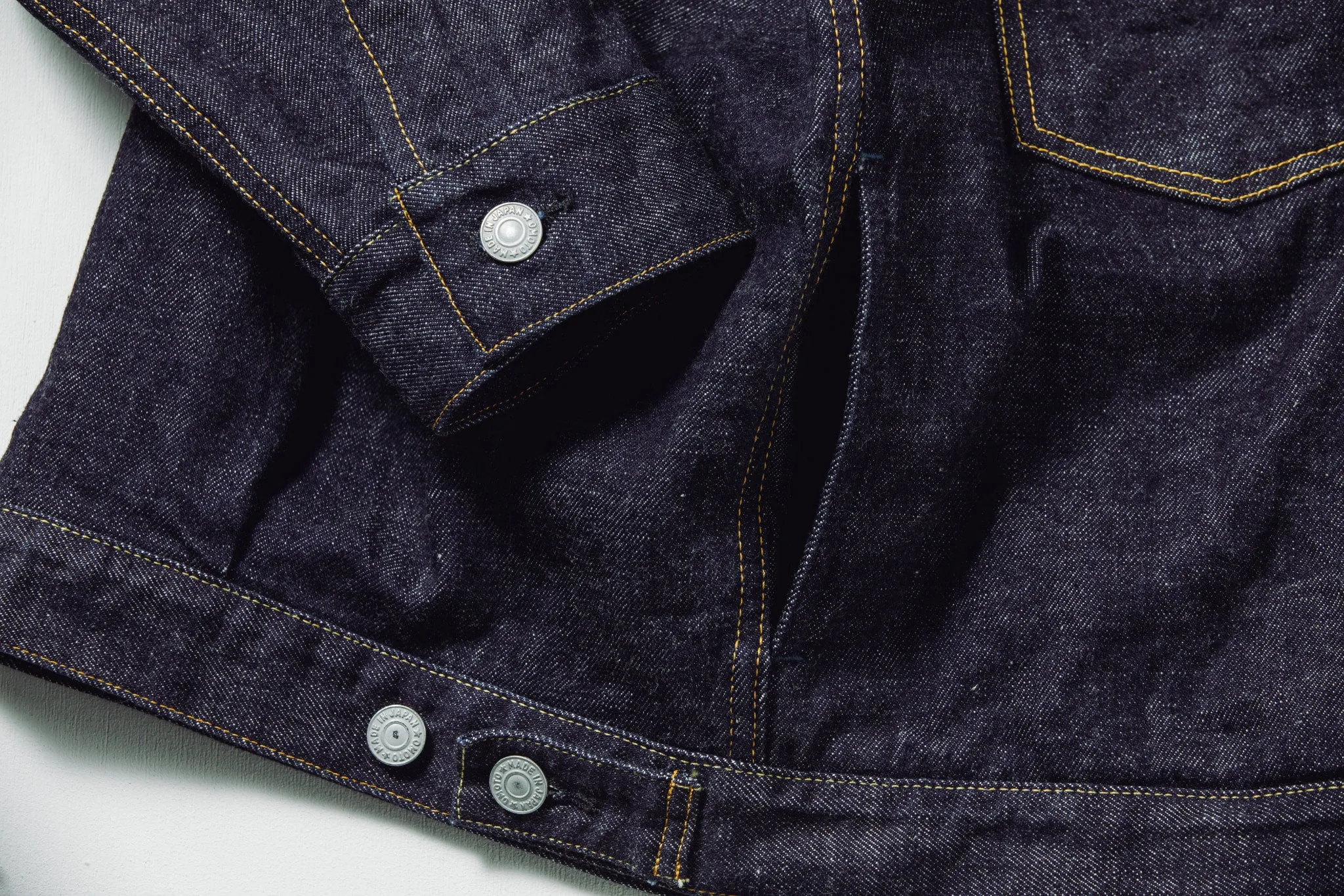 3215 13.5OZ TYPE 2 DENIM JACKET sold by OMOTO DENIM product image thumbnail 5