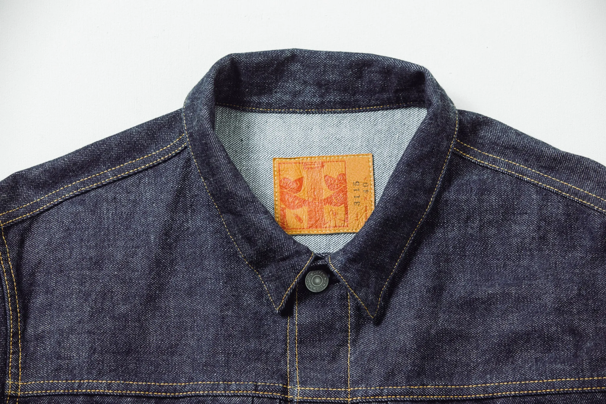 3115 13.5OZ TYPE 1 DENIM WOMEN'S JACKET sold by OMOTO DENIM product image thumbnail 4