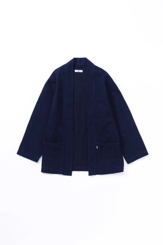 8820 12oz CUBE SASHIKO DENIM HAPPI made by OMOTO DENIM