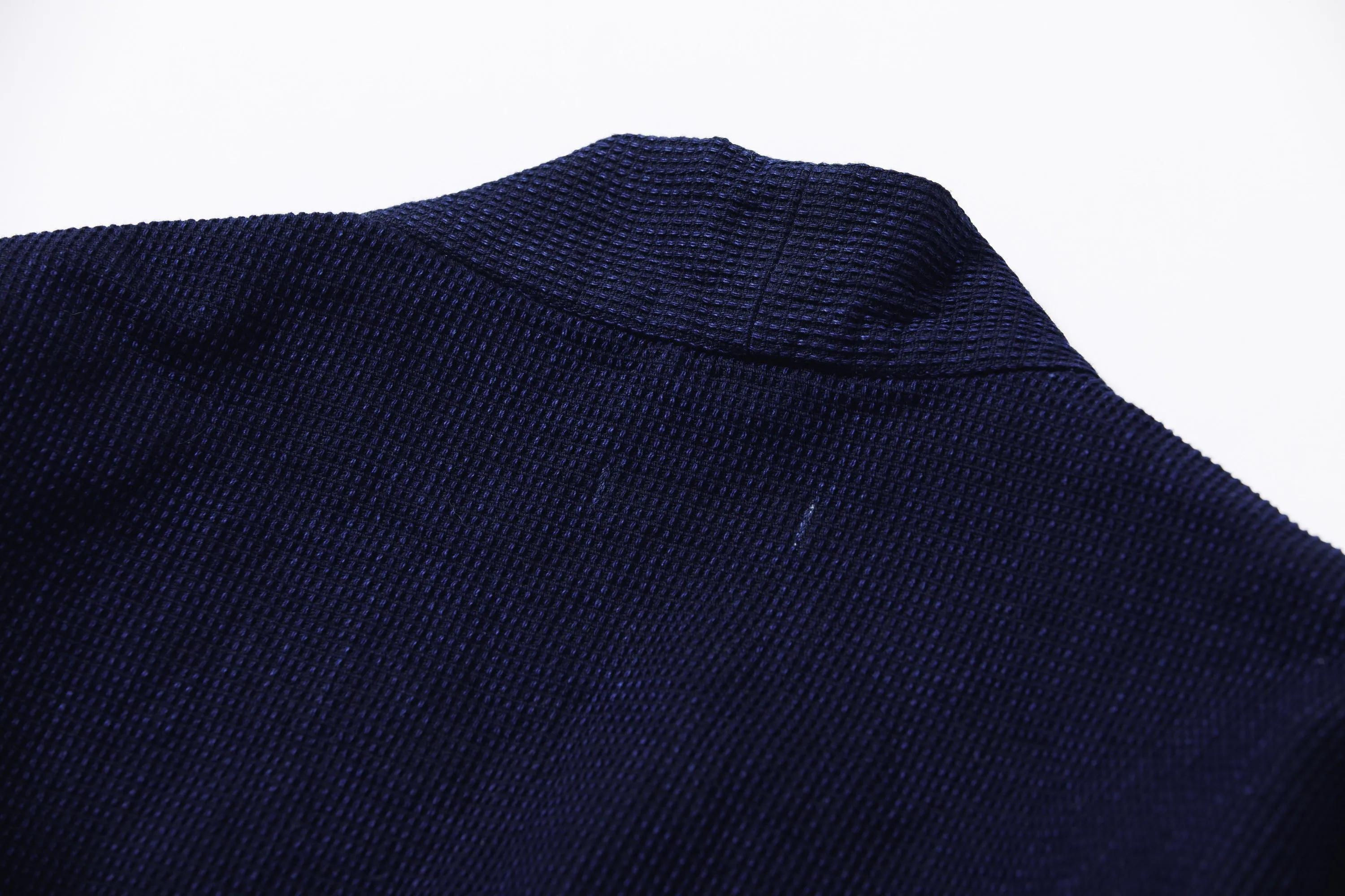 8820 12oz CUBE SASHIKO DENIM HAPPI sold by OMOTO DENIM product image thumbnail 4
