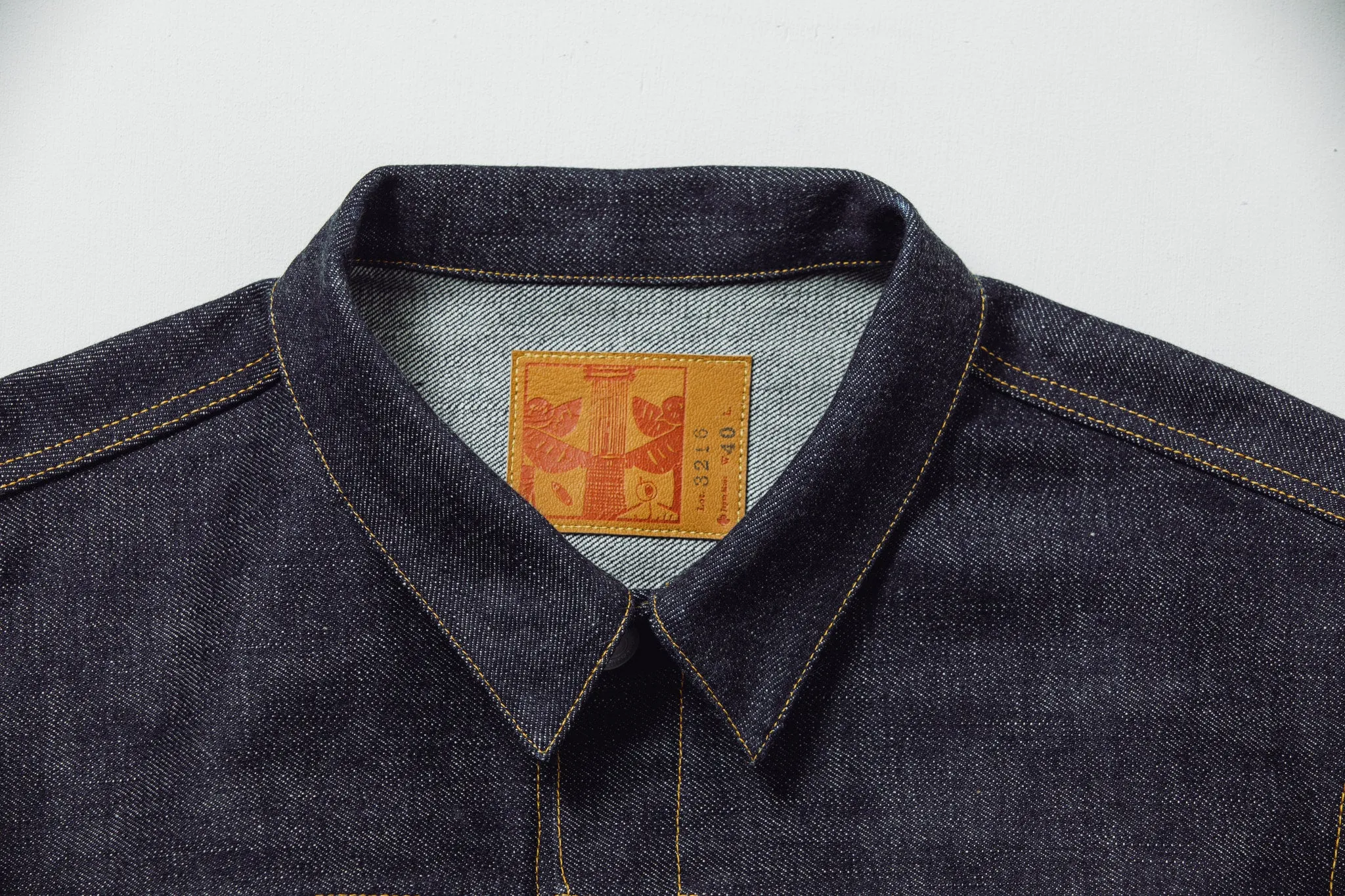 3216 15.5oz DENIM TYPE 2 JACKET sold by OMOTO DENIM product image thumbnail 3