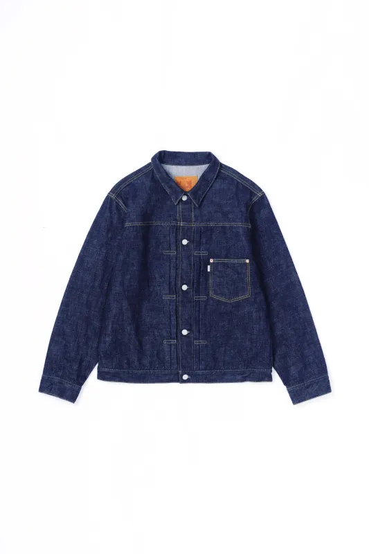 3115 13.5OZ TYPE 1 DENIM JACKET made by OMOTO DENIM