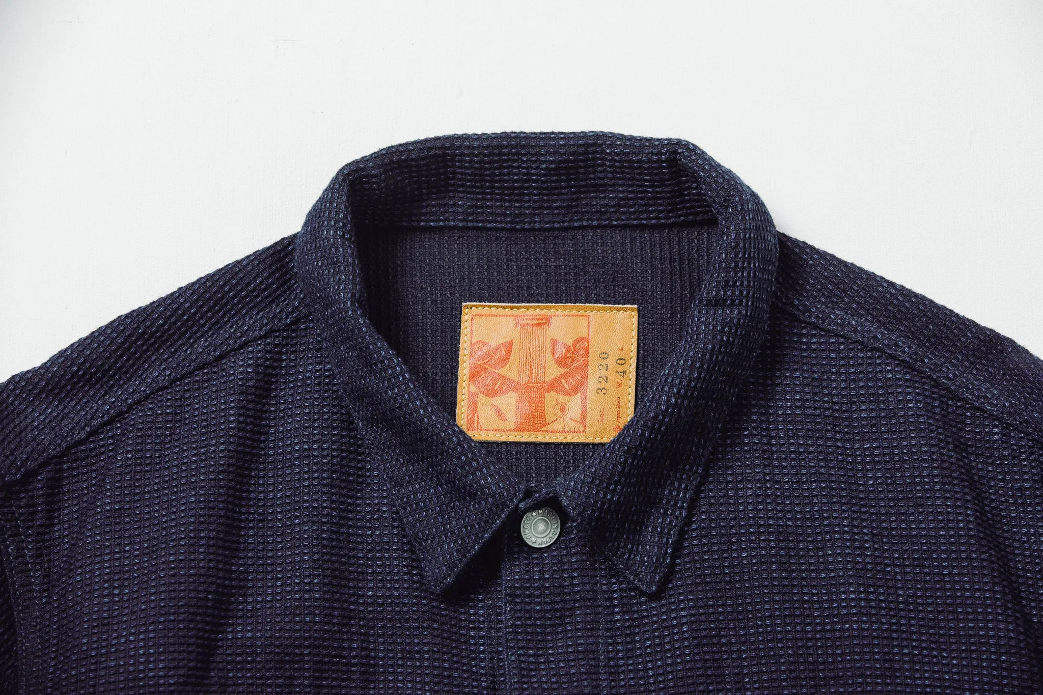 3220 12OZ CUBE SASHIKO DENIM TYPE 2 JACKET sold by OMOTO DENIM product image thumbnail 4