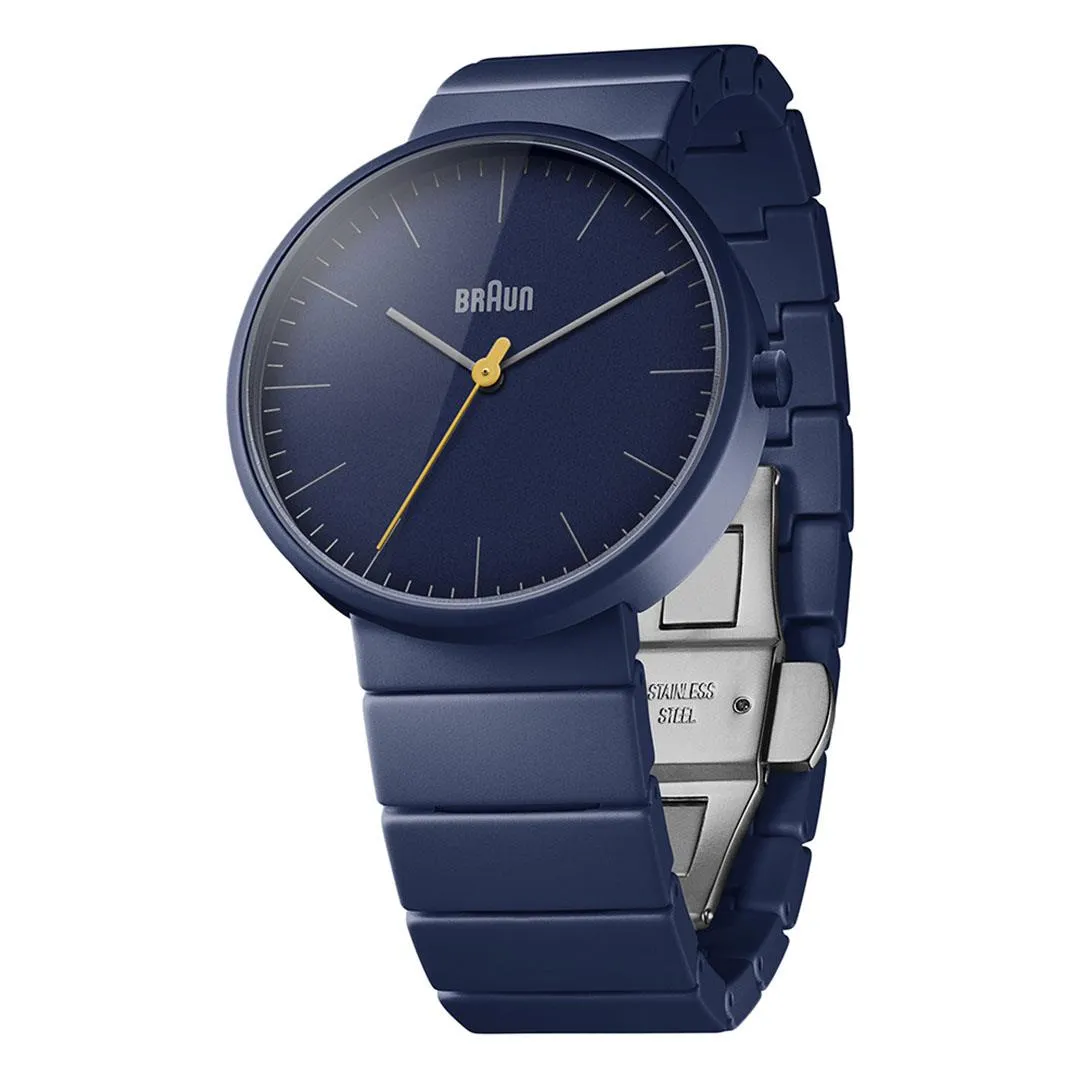 BN0171 Braun unisex classic watch - blue dial and blue ceramic bracelet sold by Braun product image thumbnail 2