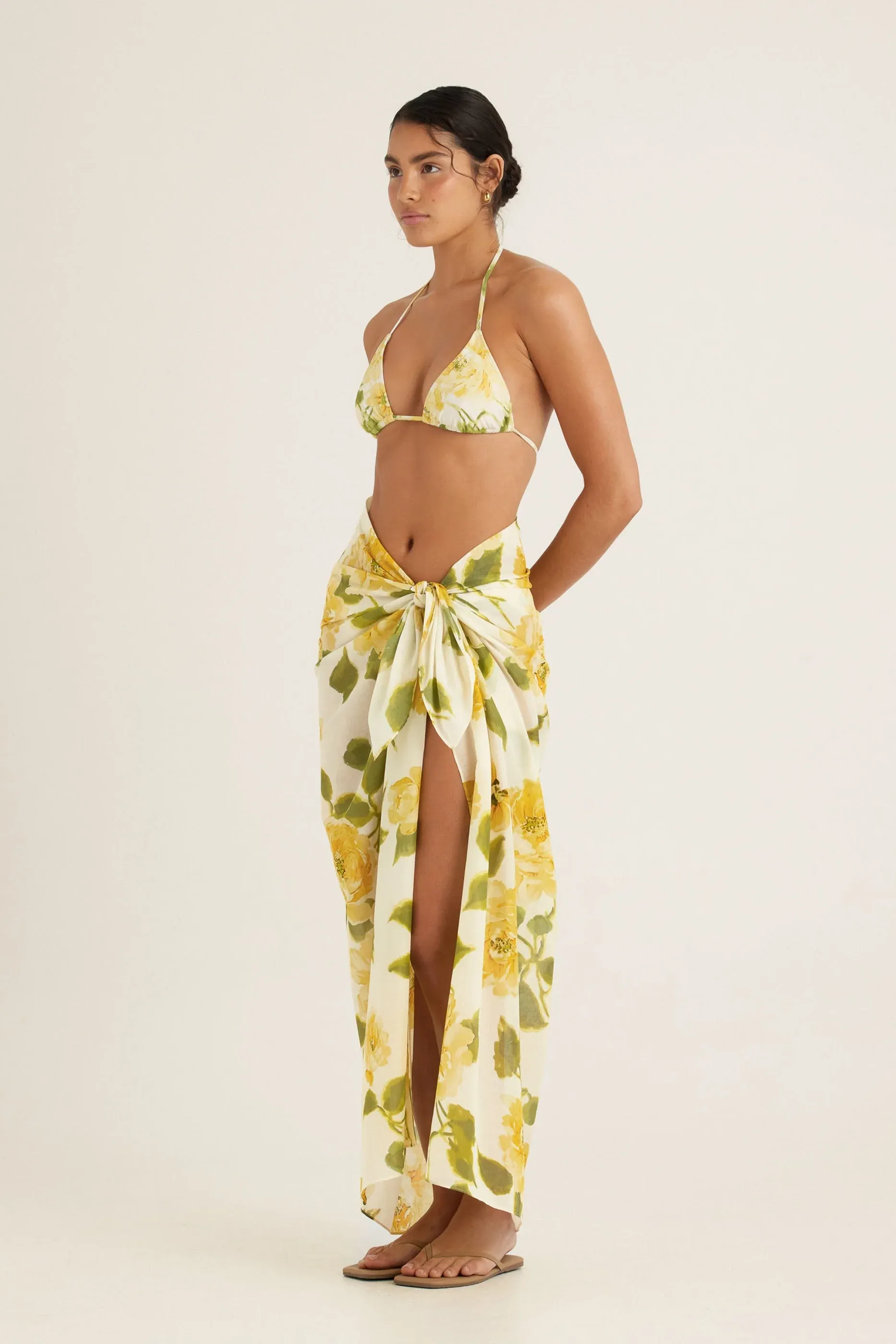 Peony Sarong - Clair De Lune sold by Soleil Blue product image thumbnail 2