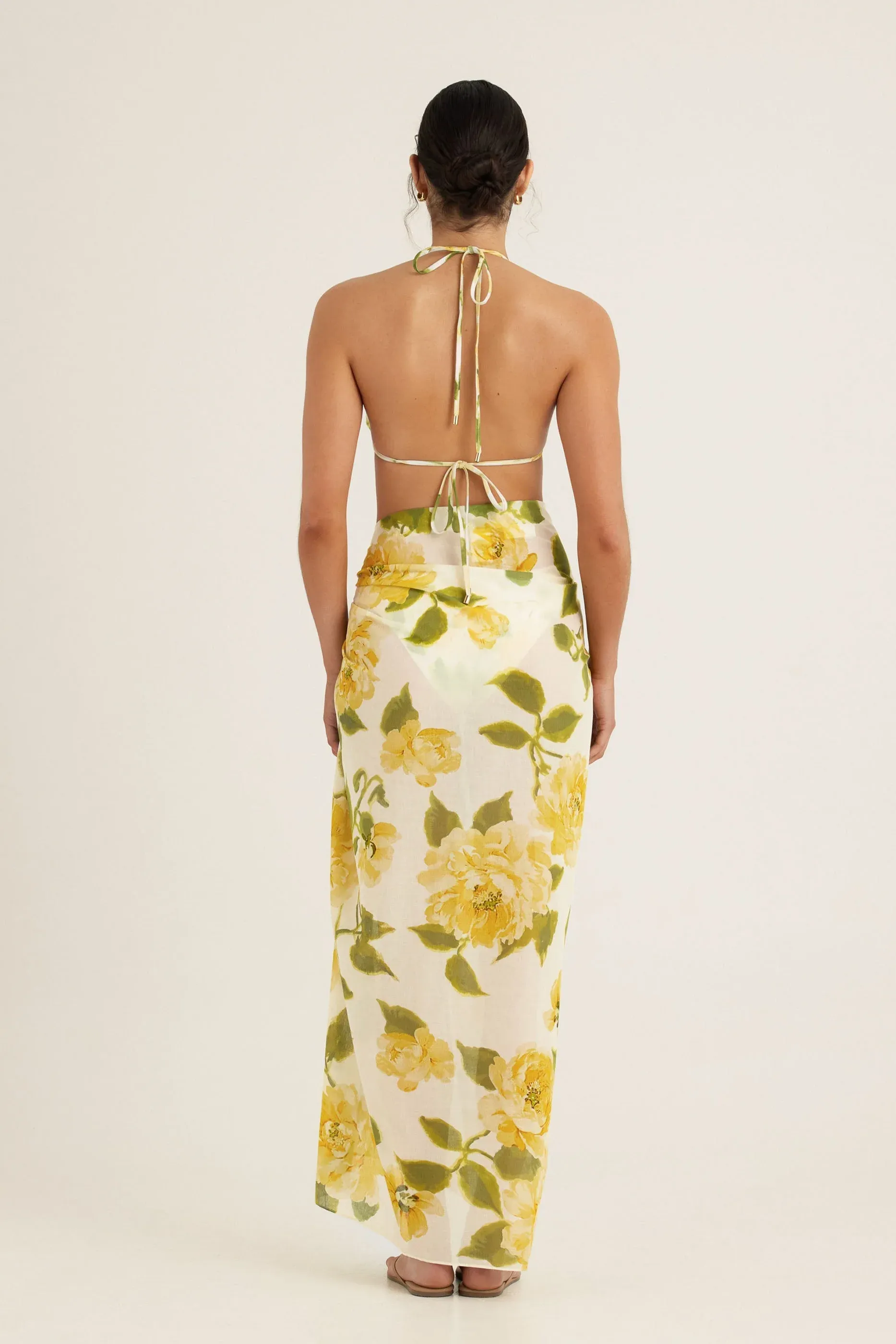 Peony Sarong - Clair De Lune sold by Soleil Blue product image thumbnail 3