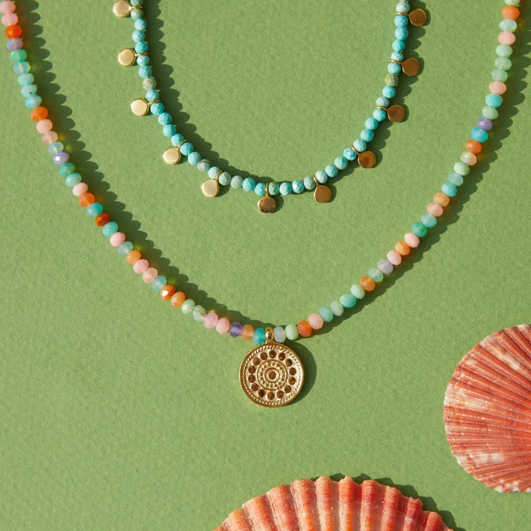 Anna Beck Paloma Beaded Multi Charm Necklace sold by Soleil Blue product image thumbnail 3