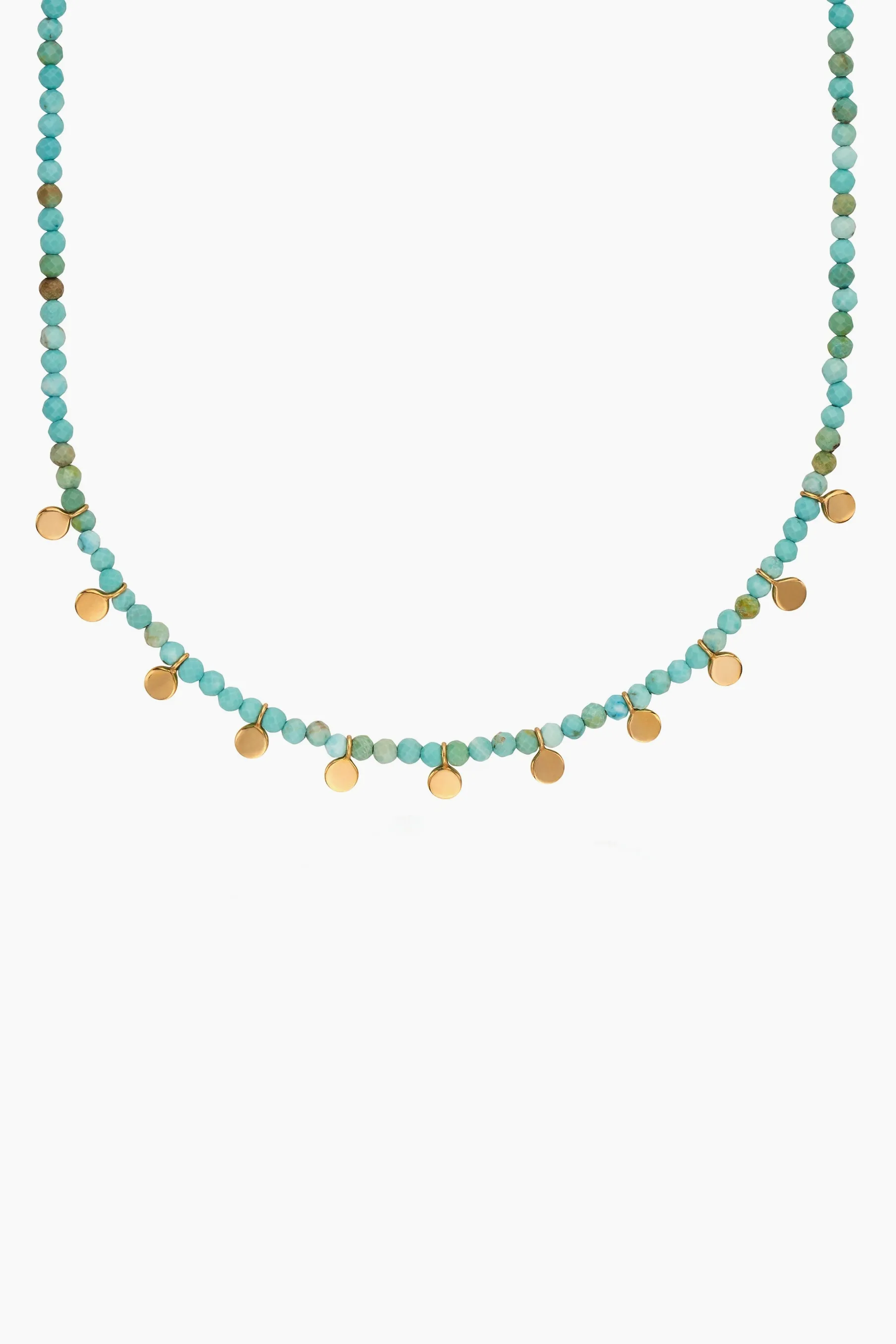 Anna Beck Paloma Beaded Multi Charm Necklace sold by Soleil Blue