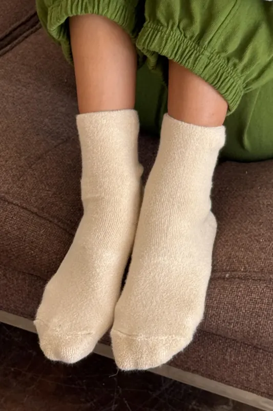 Le Bon Shoppe Cloud Socks - Ecru made by Le Bon Shoppe