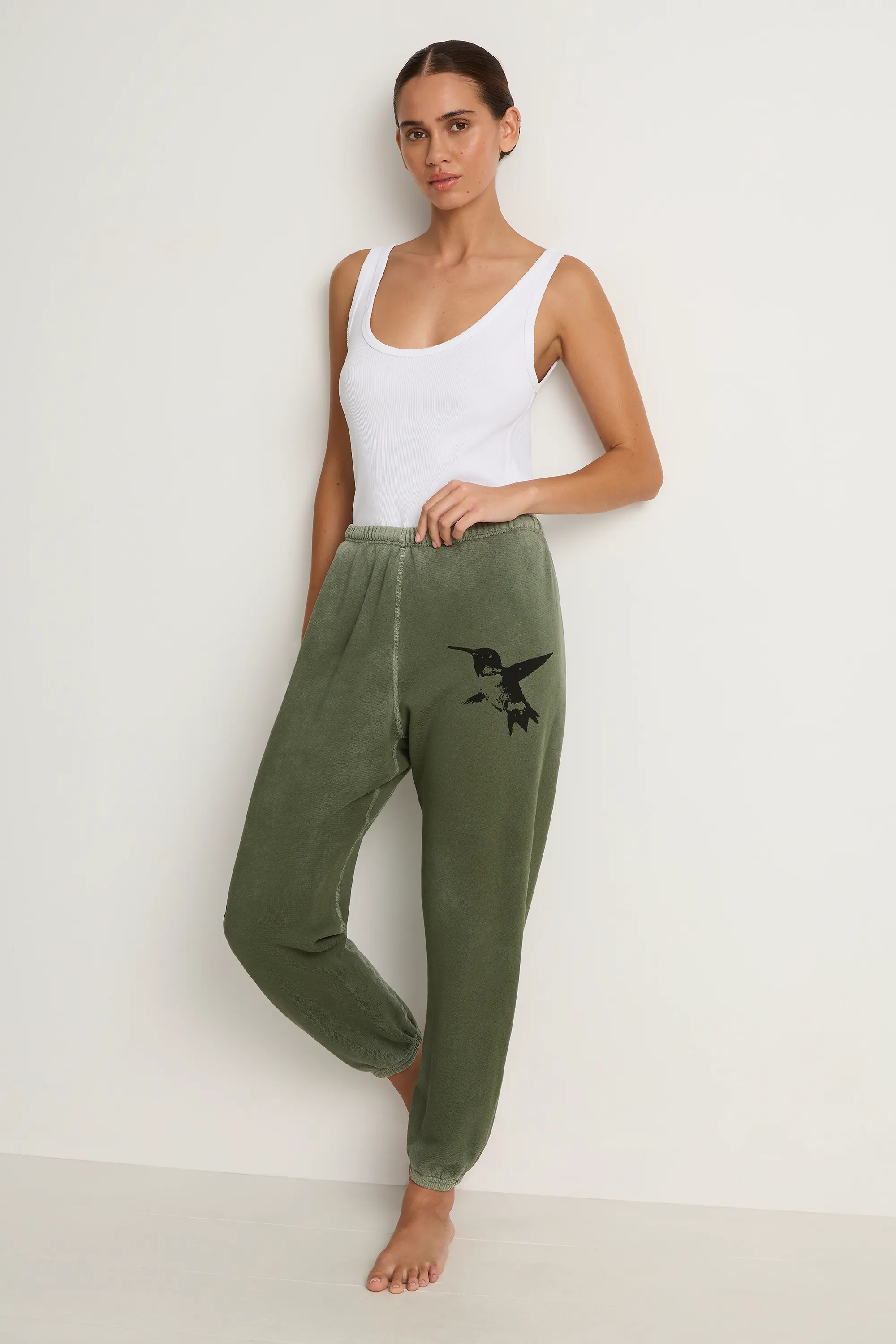 FREECITY Supershop Sparrow Supervintageyumm OG Sweatpant - Greendirt Powder sold by Soleil Blue product image thumbnail 2