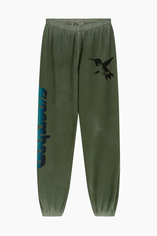 FREECITY Supershop Sparrow Supervintageyumm OG Sweatpant - Greendirt Powder made by freecity