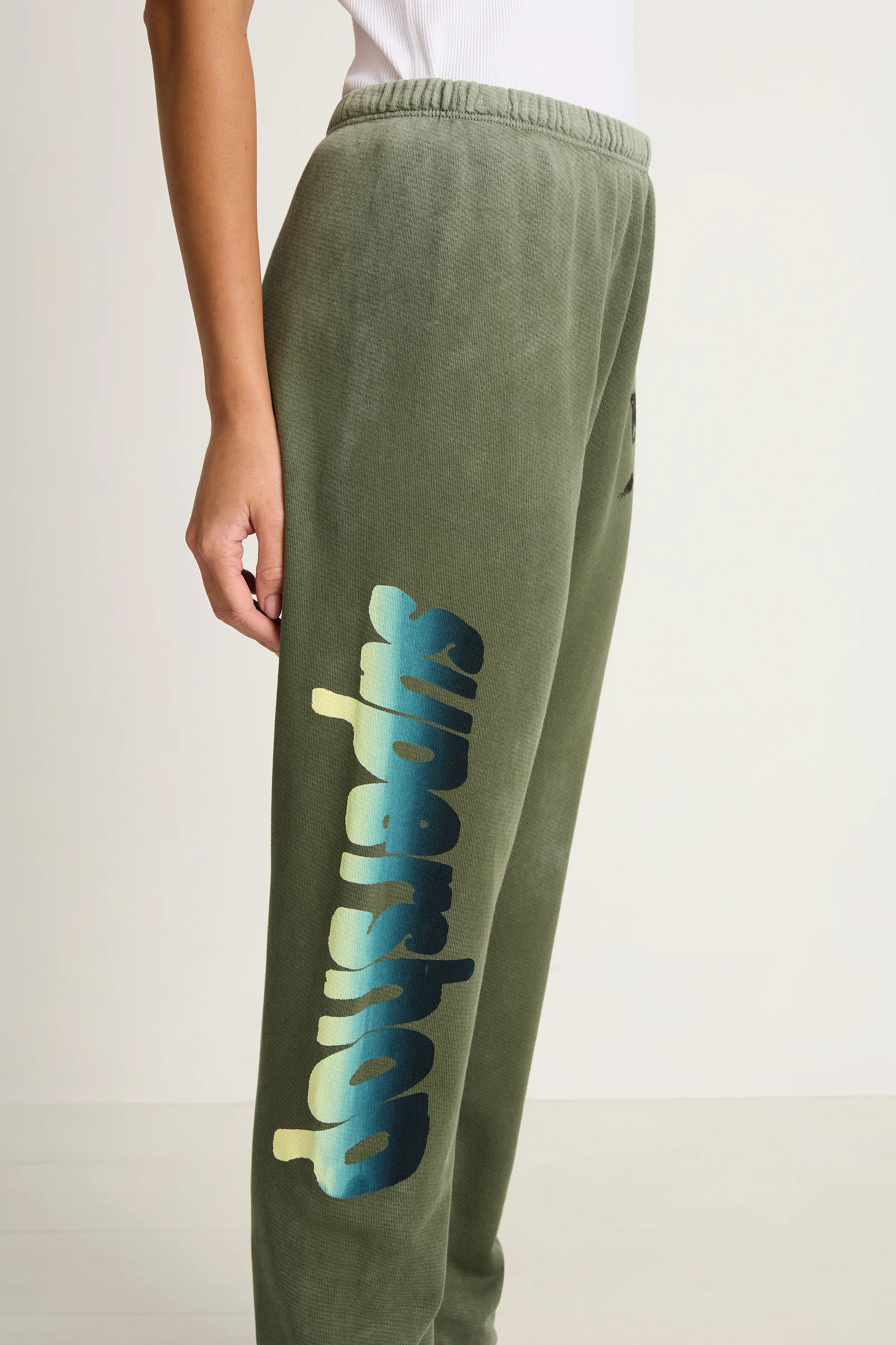 FREECITY Supershop Sparrow Supervintageyumm OG Sweatpant - Greendirt Powder sold by Soleil Blue product image thumbnail 4