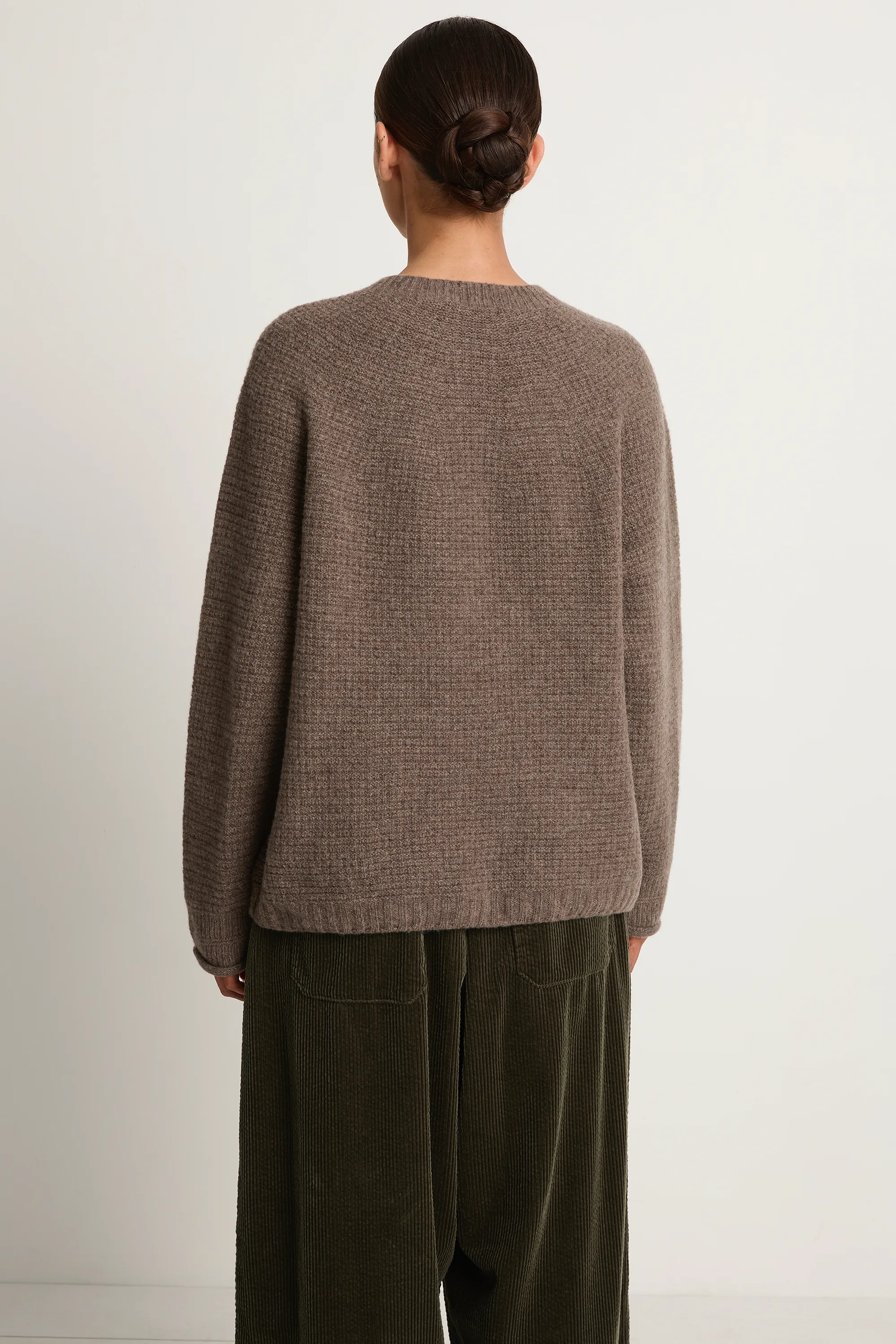 Pas De Calais Cashmere Blend Lambs Wool Pullover - Greige - FINAL SALE sold by Soleil Blue product image thumbnail 2