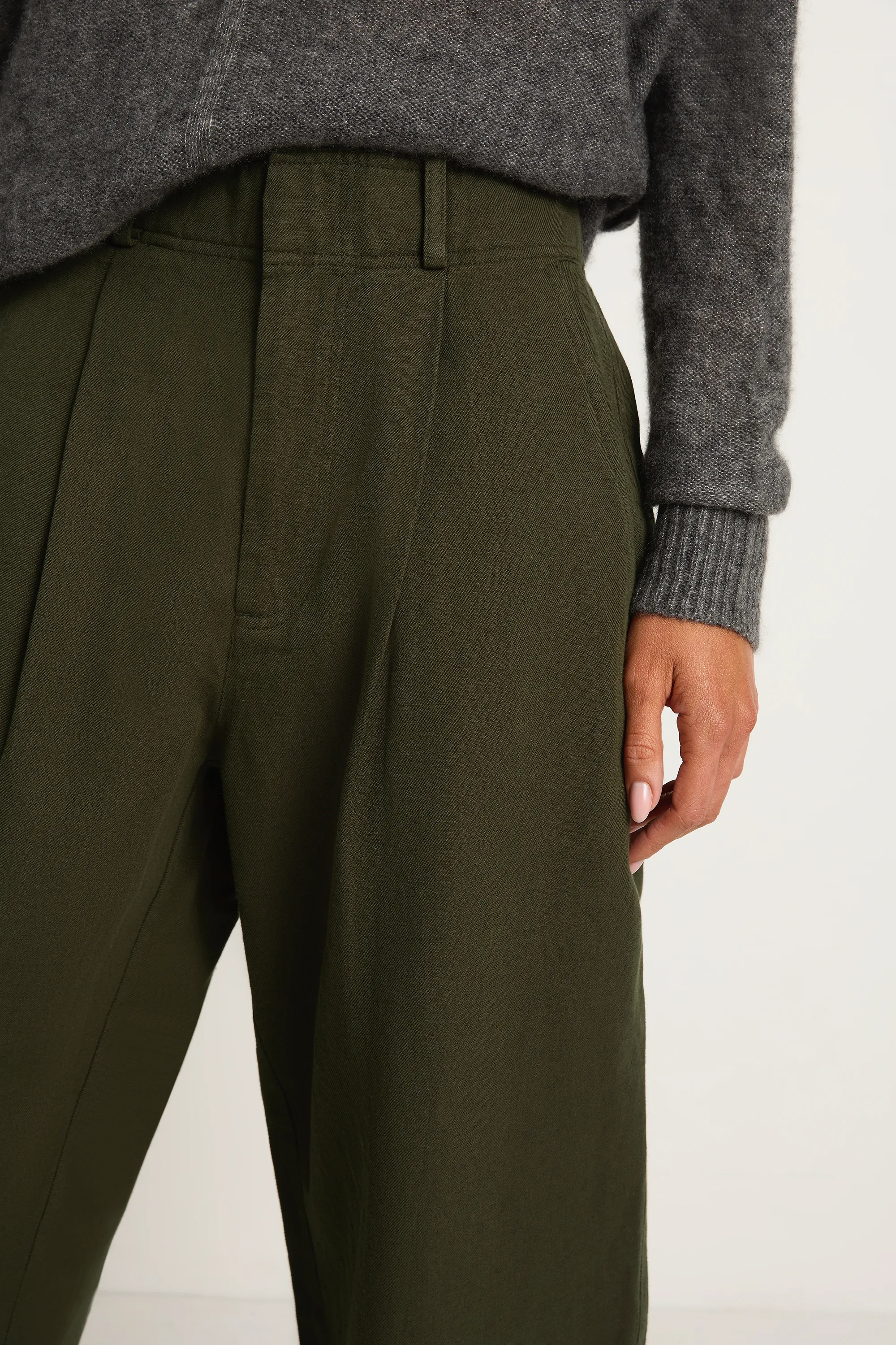 Apiece Apart Bari Crop Trouser - Rosin sold by Soleil Blue product image thumbnail 4