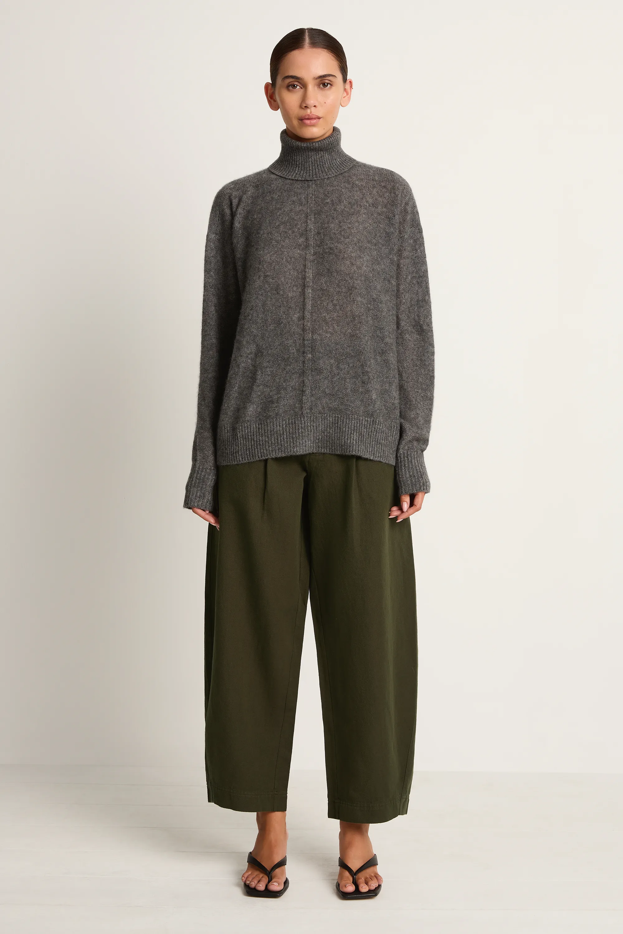 Apiece Apart Bari Crop Trouser - Rosin sold by Soleil Blue product image thumbnail 3
