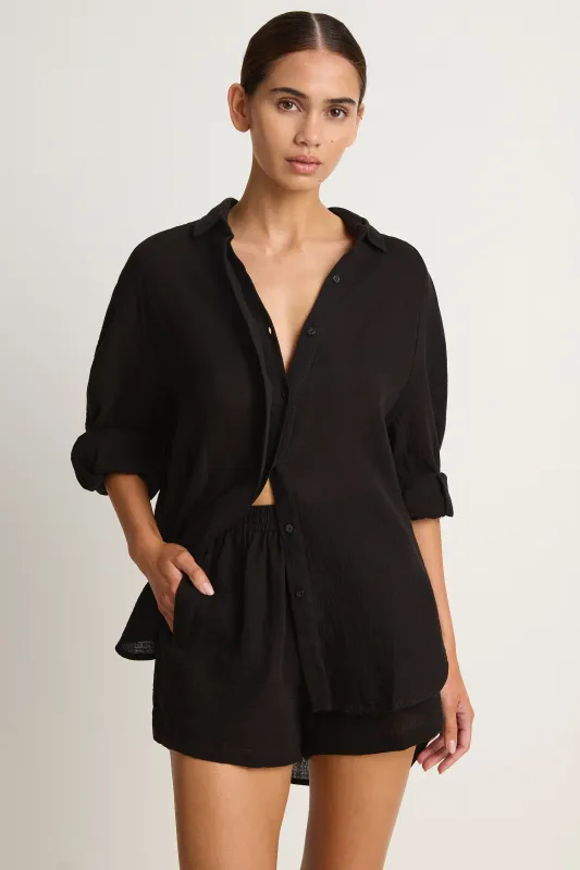 Mikoh Noto Shirt - Night - FINAL SALE made by Mikoh
